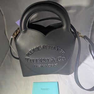 Tiffany&Co. Return to Tiffany Black Mini Tote Bag